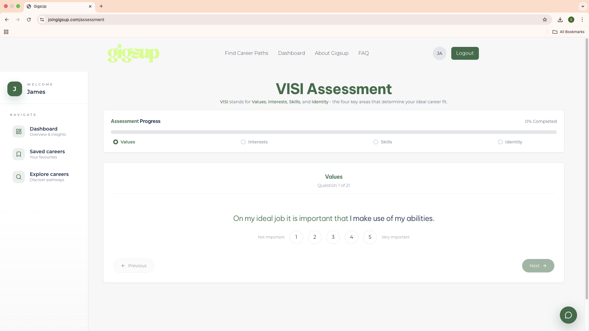 Your Saved Careers - Manage and organize your career interests